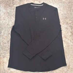 Under Armour Black Long Sleeve Tee Athletic Performance